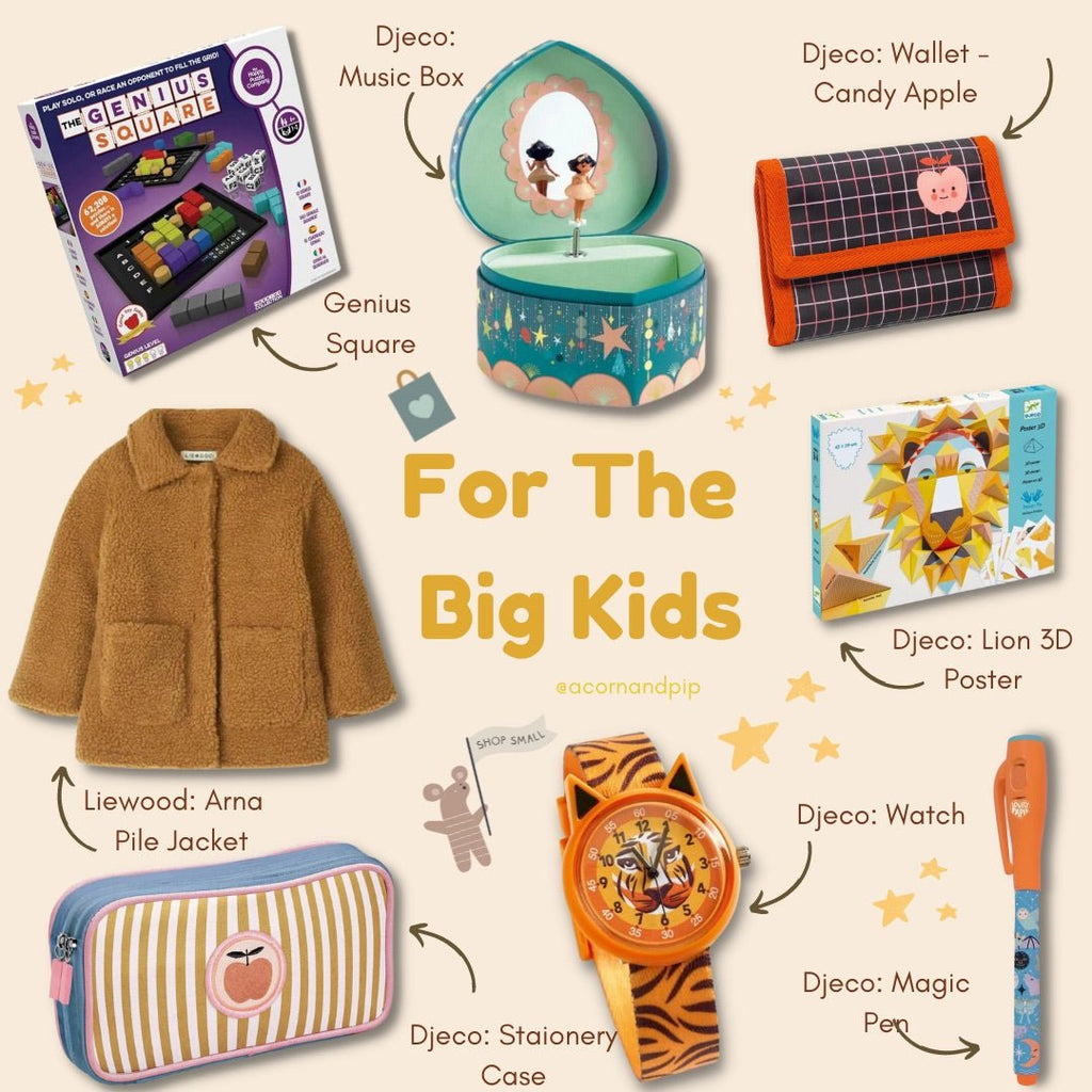 Gift Guide: The Big Kids - Acorn & Pip