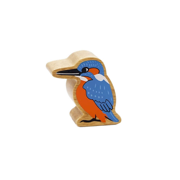 Colorful wooden kingfisher toy from Acorn & Pip, perfect for little hands and imaginative play.