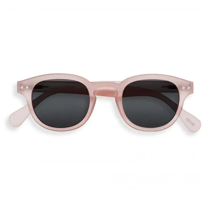 Izipizi kids pink sunglasses UV protection with stylish C frame, perfect for ages 3-7, from Acorn & Pip.