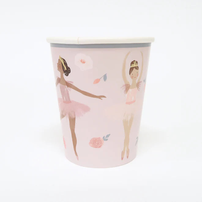 Meri Meri: Ballet Cups / Party Supplies - Acorn & Pip_Meri MeriMeri Meri: Ballet Cups