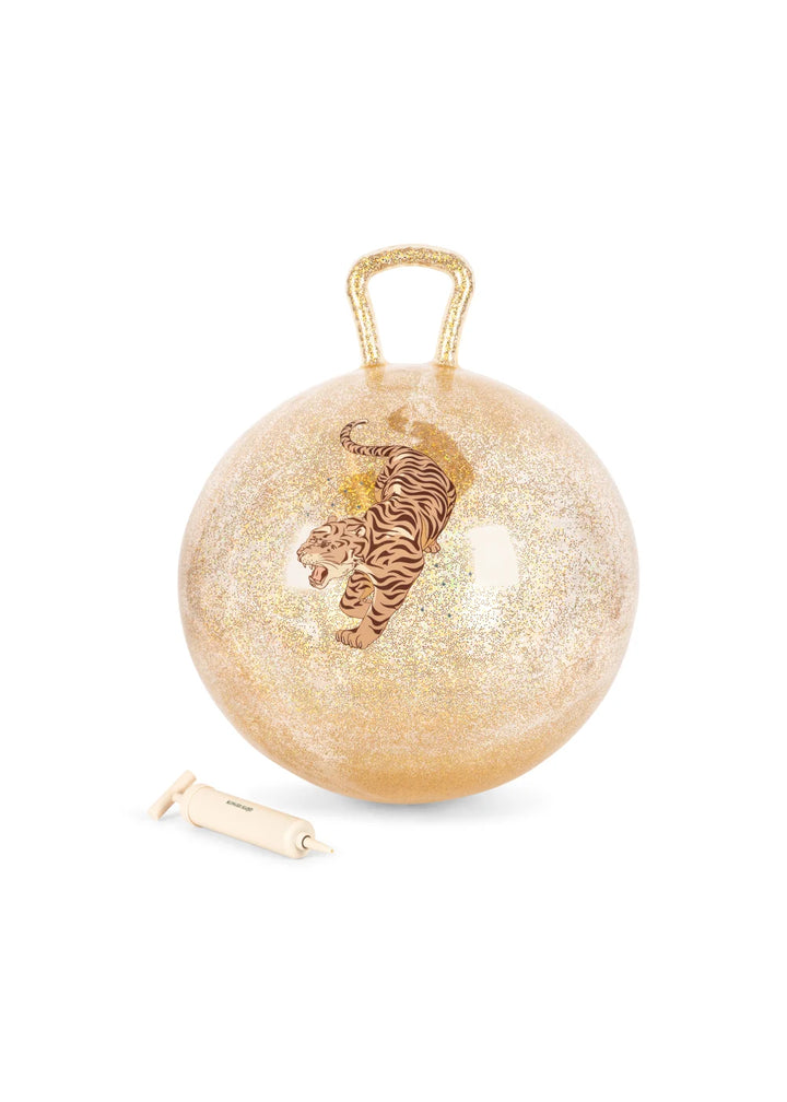 Konges Sløjd Tiger Glitter Jump Ball with pump