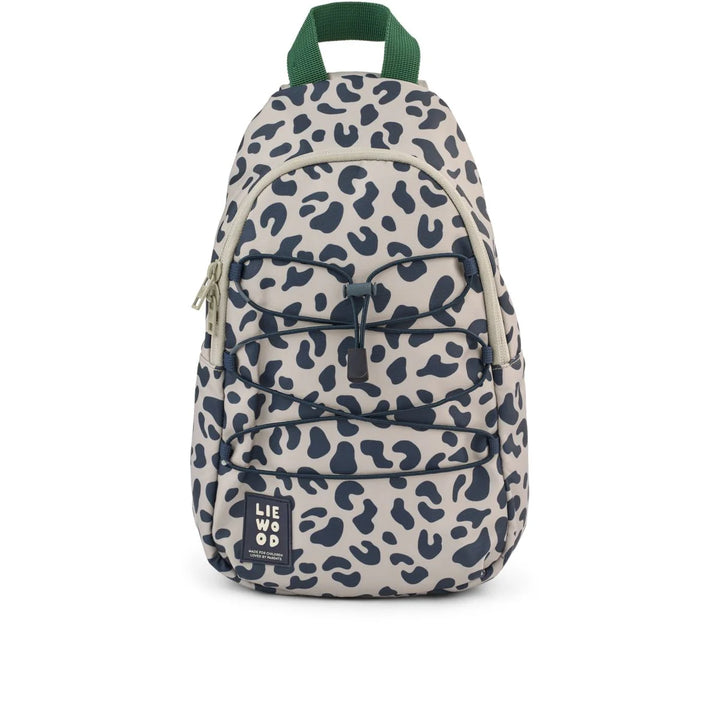 children's one shoulder backpack in Mega leo mist mix by Liewood, perfect gift for stylish kids from Acorn & Pip.