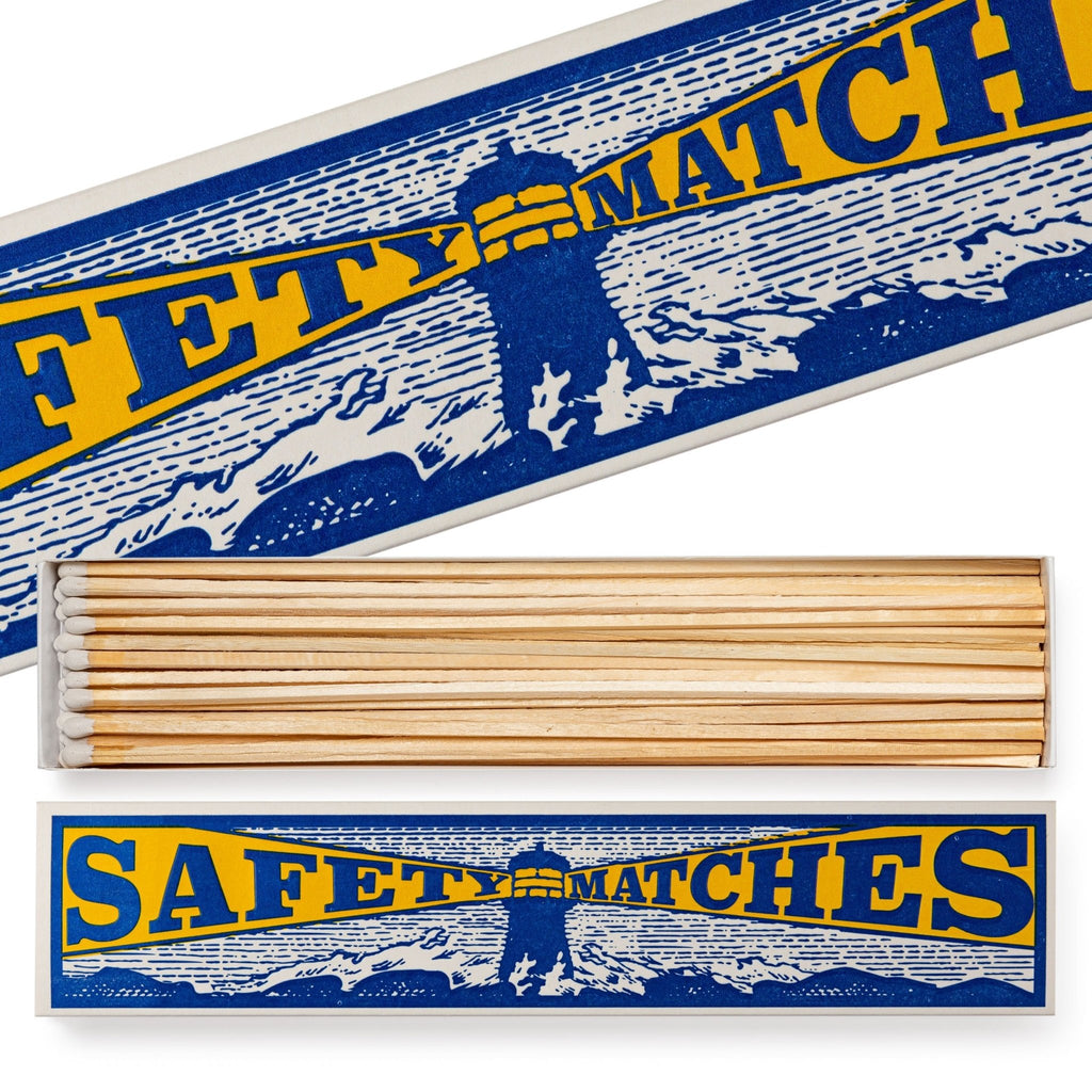 Archivist: Square Matchbox Matches - Lighthouse Long Matches - Acorn & Pip_Archivist