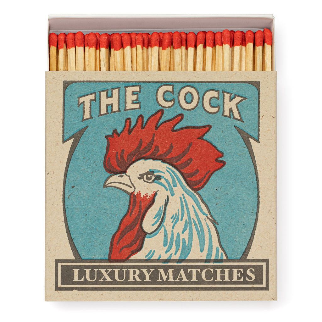 Archivist: Square Matchbox Matches - The Cock - Acorn & Pip_Archivist