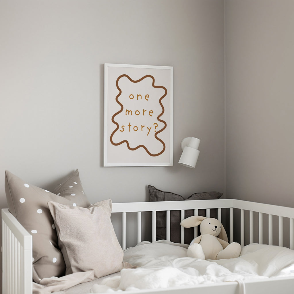 Autumn's Corner: One More Story? - Wavy Edition - Fine Art Print - Acorn & Pip_Autumns Corner