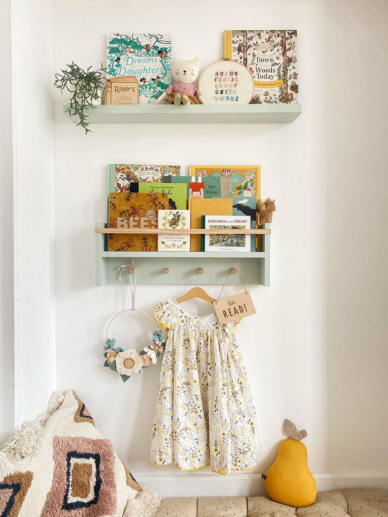 Autumn's Corner - The Colour Pop Peg Rail Bookshelf - Acorn & Pip_Autumns Corner