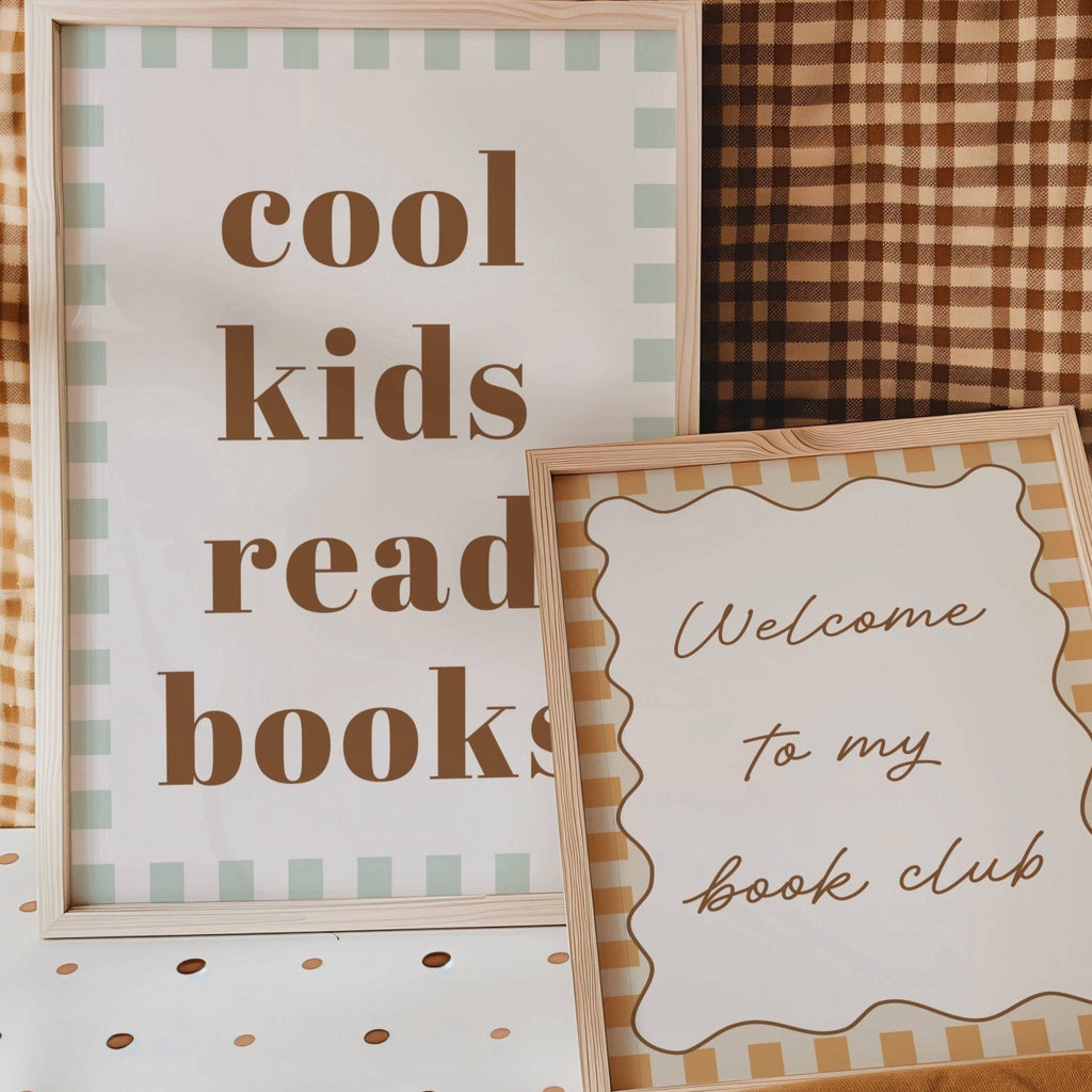 Autumn's Corner: Welcome to My Book Club - Checkerboard Edition - Acorn & Pip_Autumns Corner