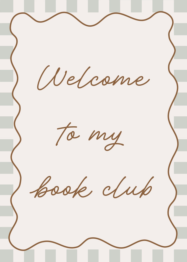 Autumn's Corner: Welcome to My Book Club - Checkerboard Edition - Acorn & Pip_Autumns Corner
