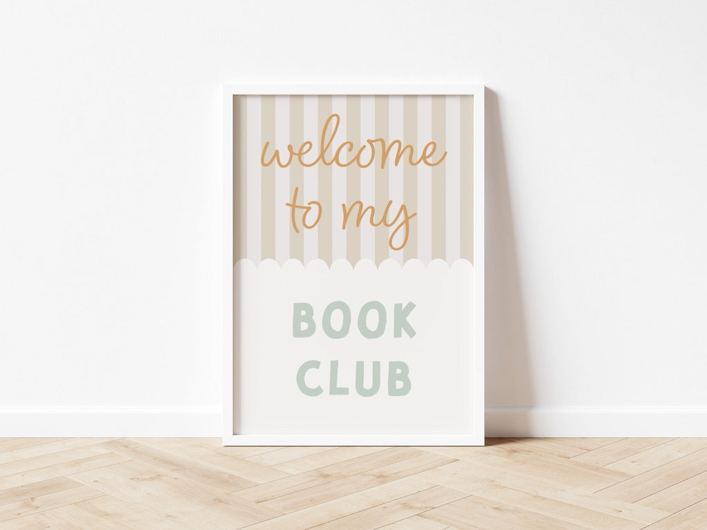 Autumn's Corner: Welcome to My Book Club - Fine Art Print - Acorn & Pip_Autumns Corner
