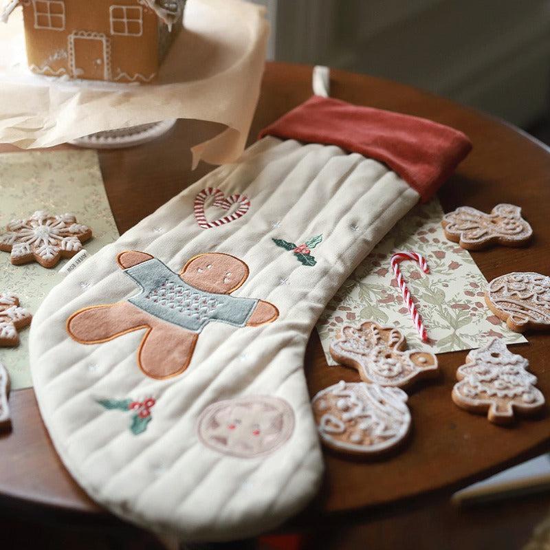 Avery Row: Christmas Stocking - Gingerbread - Acorn & Pip_Avery Row