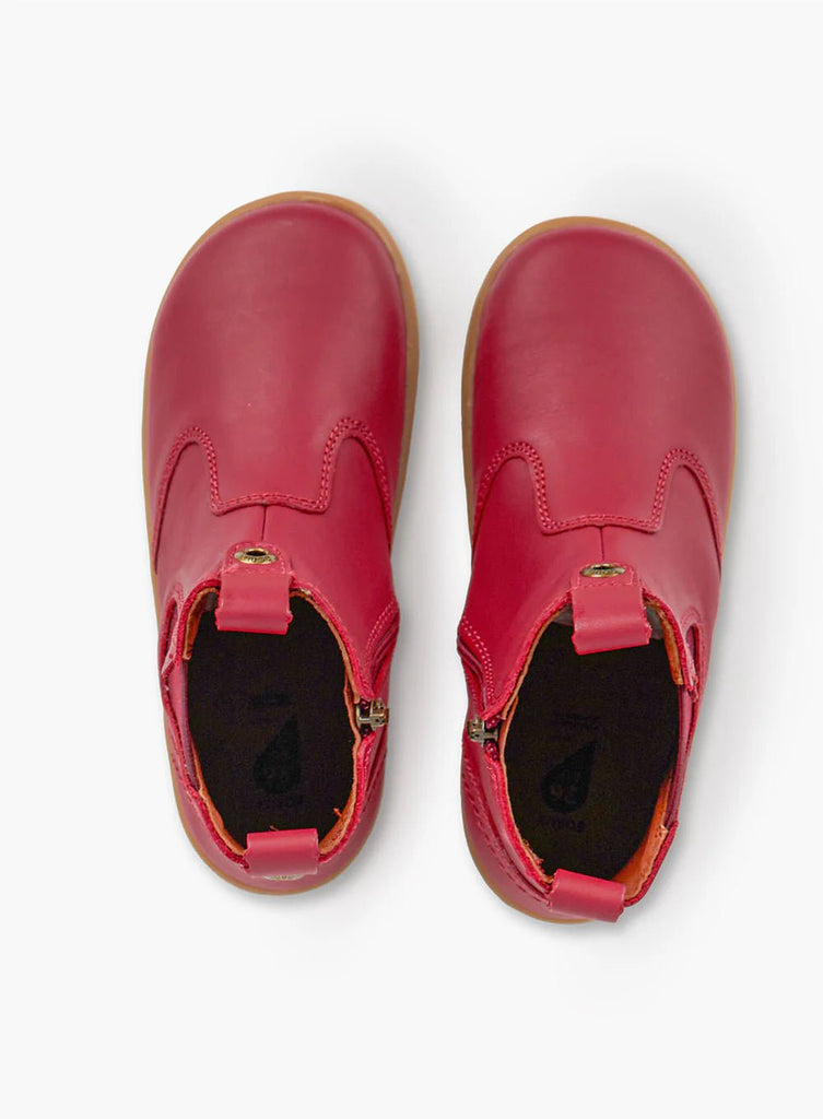 Bobux: Jodhpur - Girl's Leather Boot - Cranberry - Acorn & Pip_Bobux