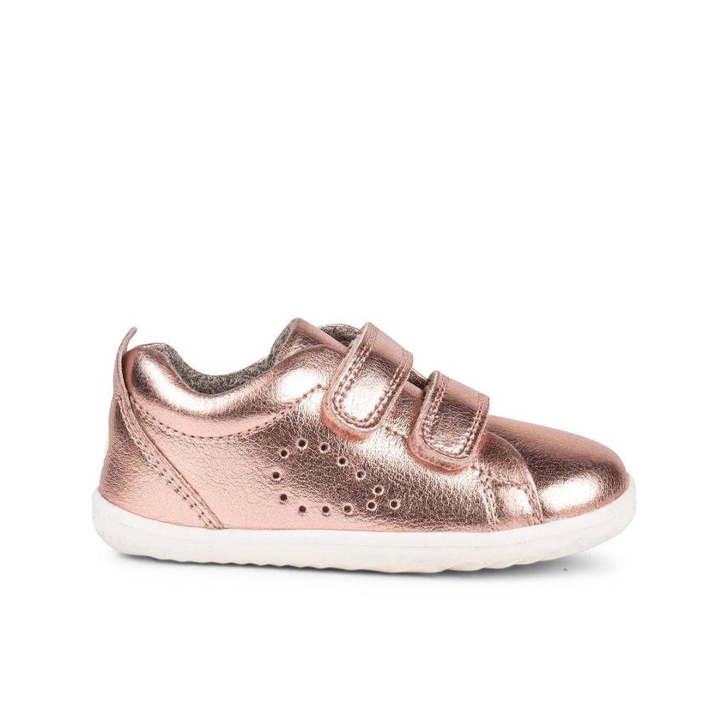 Bobux: Step - Up Grass Court Trainers - Rose Gold - Acorn & Pip_Bobux