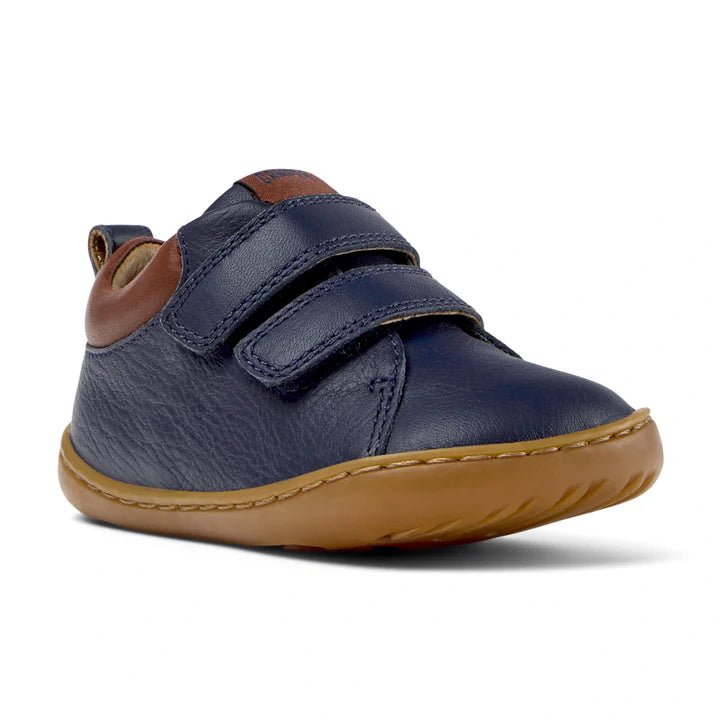 Camper: Peu Cami Velcro - Blue / Brown - Acorn & Pip_Camper