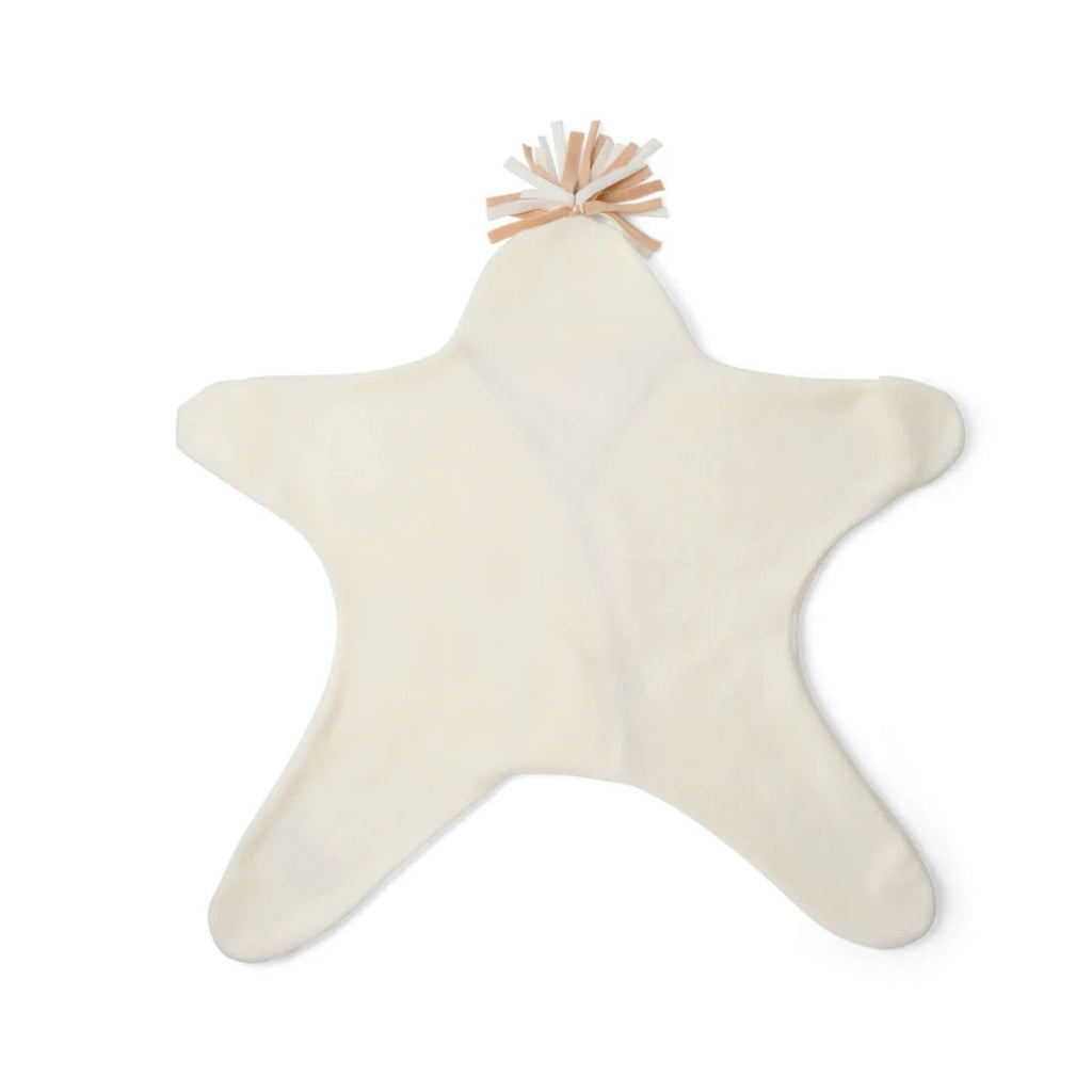 Clair de Lune: Star Fleece Baby Wrap Blanket (6 - 12 months) Cream - Acorn & Pip_Clair de Lune