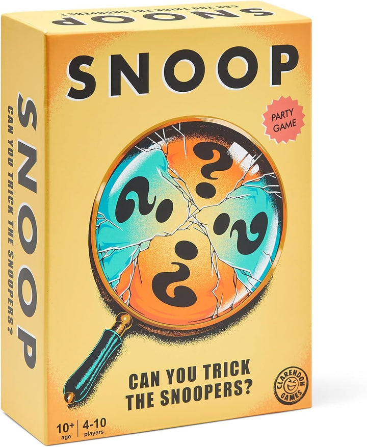 Clarendon Games Snoop party game yellow box