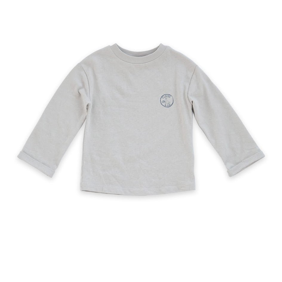 Claude & Co: Logan Beats Feathers Long Sleeved T-Shirt - Ecru - Acorn & Pip_Claude & Co