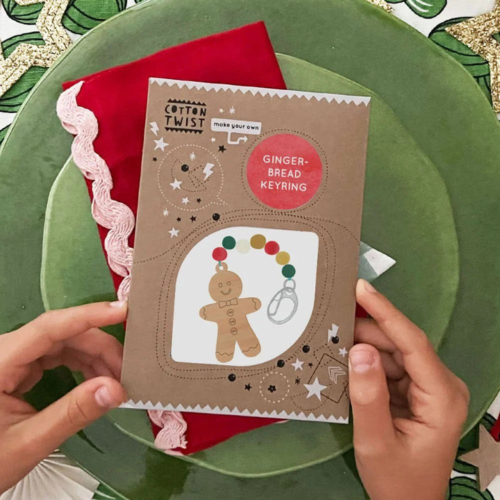 Cotton Twist: Gingerbread Keyring - Acorn & Pip_Cotton Twist