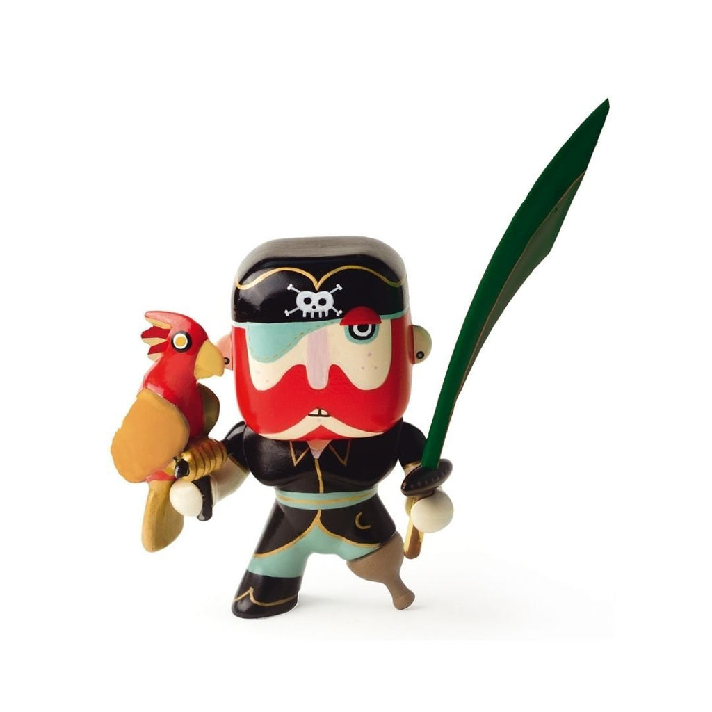 Djeco: Arty Toys Pirates - Sam Parrot - Acorn & Pip_Djeco