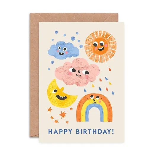 Emily Nash: Weather Faces - Greeting Card - Acorn & Pip_Emily Nash Illustration