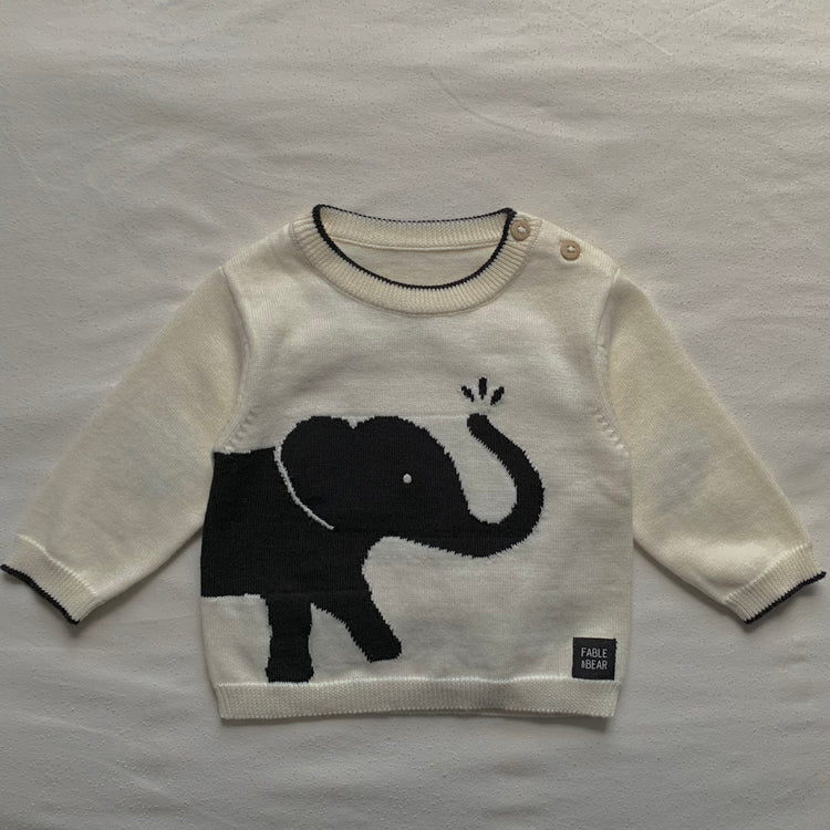 Fable & Bear: Elephant Jumper - Acorn & Pip_Fable & Bear