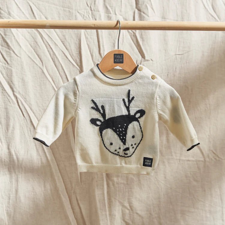 Fable & Bear: Hello Deer Jumper - Acorn & Pip_Fable & Bear