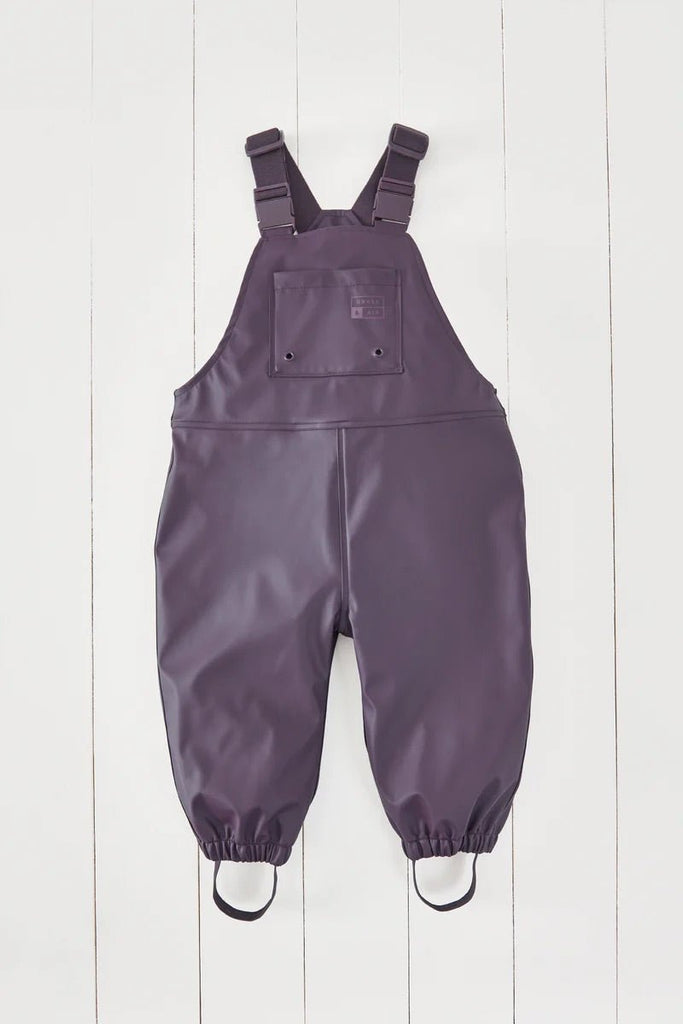 Grass & Air: Rainster Waterproof Dungarees - Amethyst - Acorn & Pip_Grass & Air