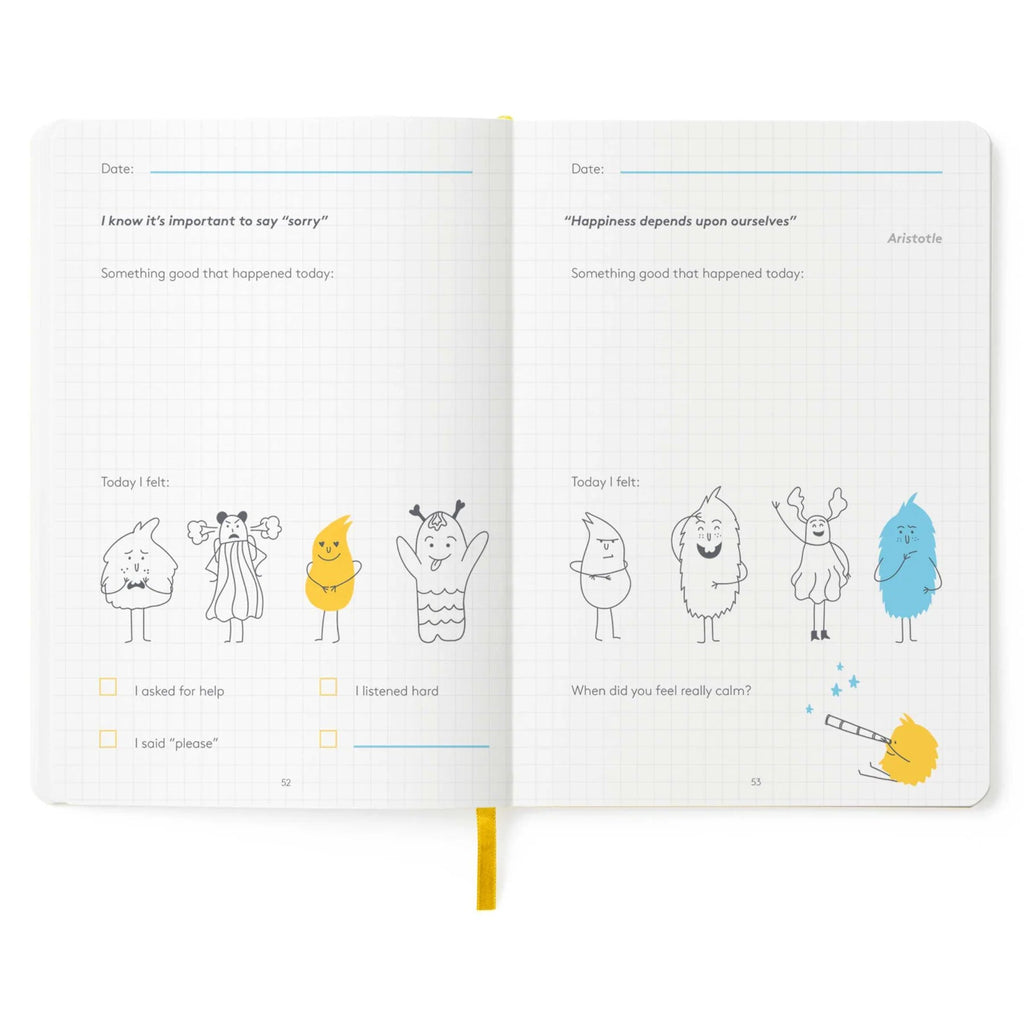 Happy Self Journal: My First Journal (Perfect for 3 - 6 Yrs) - Acorn & Pip_Happy Self Journal