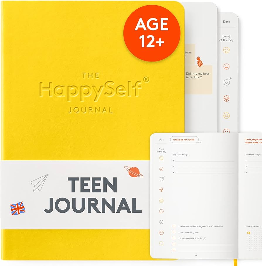 Happy Self Journal: Teen Journal - Acorn & Pip_Happy Self Journal