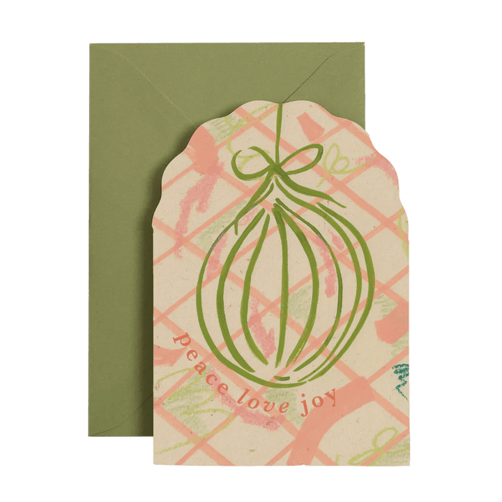I am Roxanne: Peace Joy Love Christmas Card - Acorn & Pip_I am Roxanne