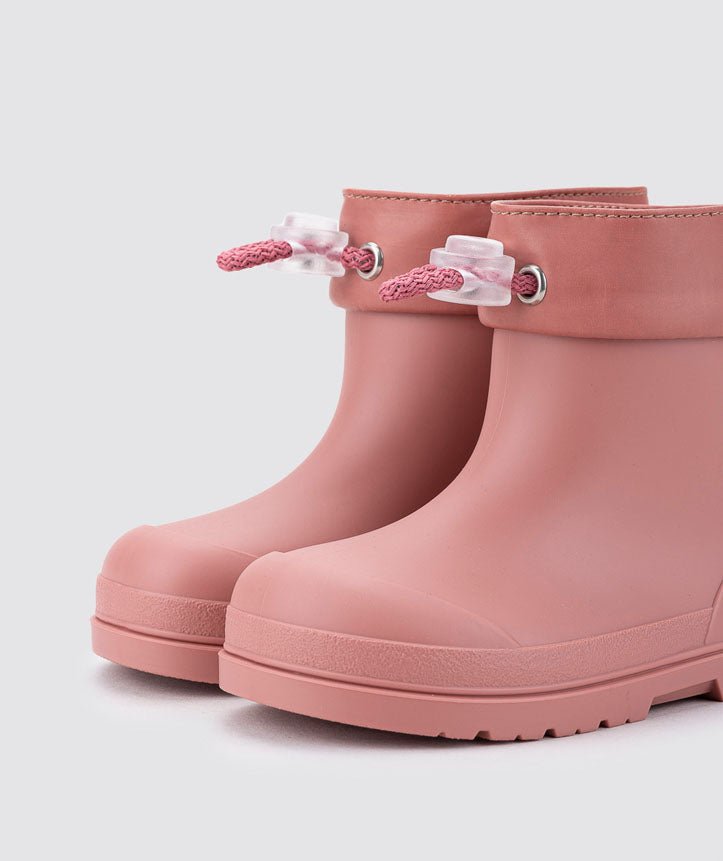 Igor: Mendi - Short Wellie Boot (Rose) Barefoot Boots - Acorn & Pip_Igor