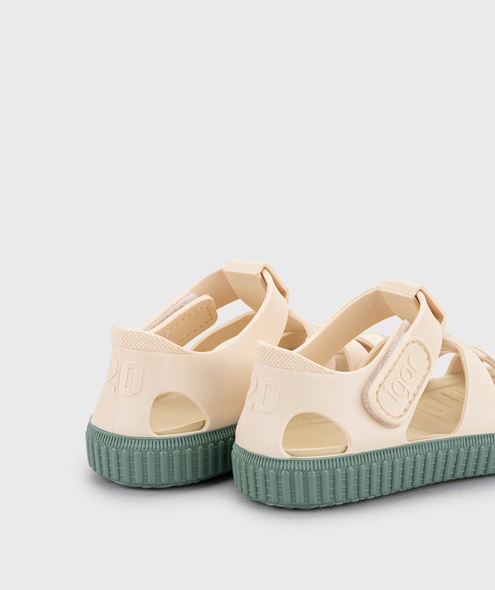 Igor: Nico Marfil Kids Jelly Sandals - Nuevo Verde - Acorn & Pip_Igor