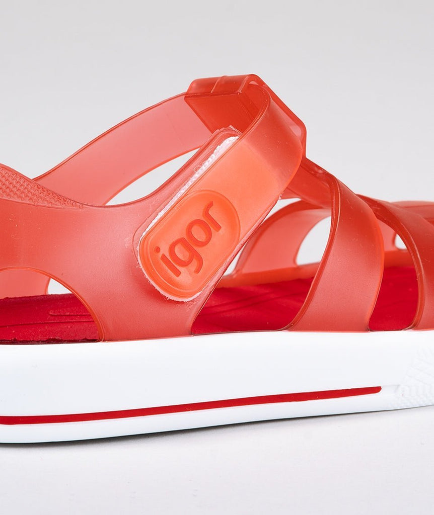 Igor: Star Kids Jelly Sandals - Rojo - Acorn & Pip_Igor