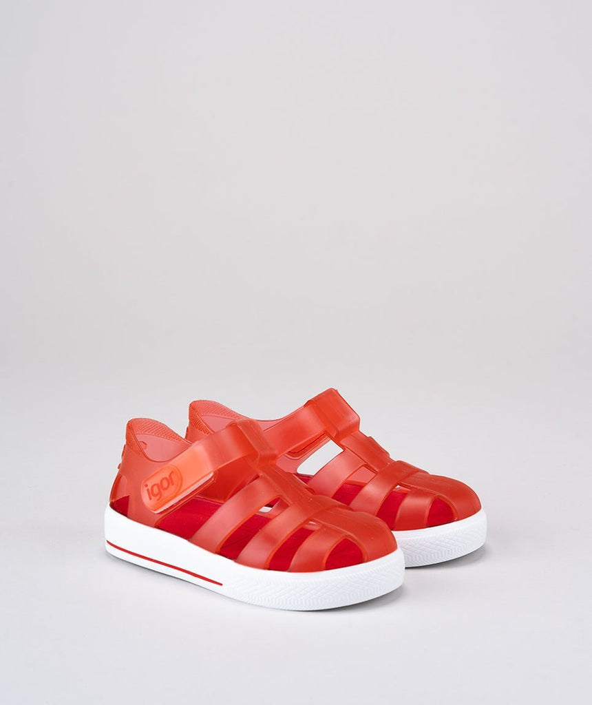 Igor: Star Kids Jelly Sandals - Rojo - Acorn & Pip_Igor