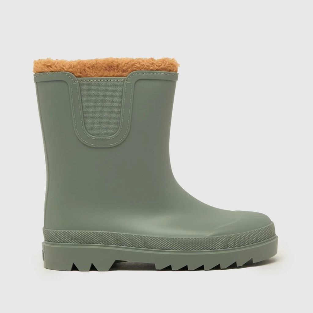 Igor: Tokio - Furry Wellie Boot (Green) - Acorn & Pip_Igor