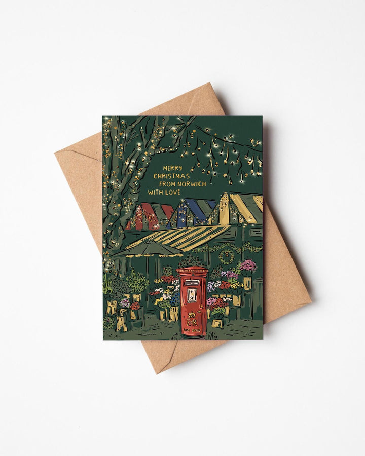 Jenna Crush Merry Christmas from Norwich A6 Card