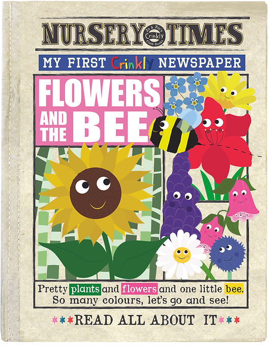 Flowers and the Bee crinkly book