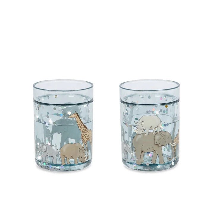 Konges Sløjd: 2 Pack Glitter Cups - Safari - Acorn & Pip_Konges Sløjd