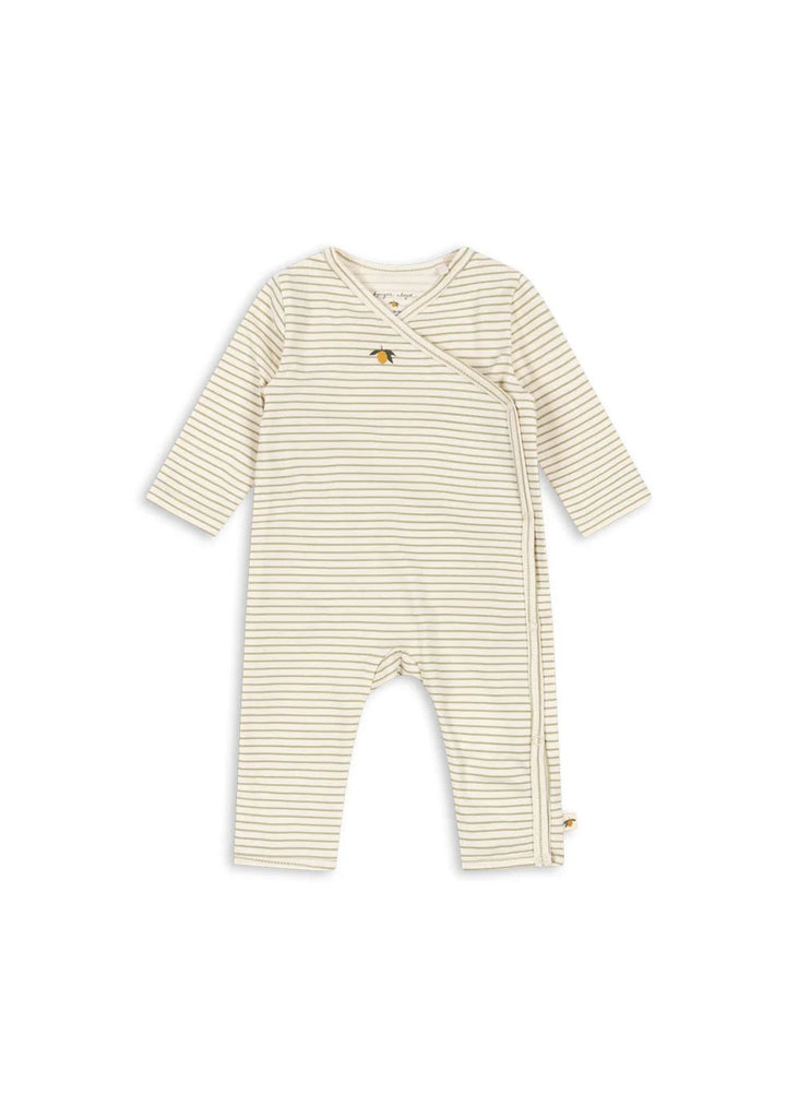 Konges Sløjd: Basic Newborn Onesie GOTS - Tea Stripe - Acorn & Pip_Konges Sløjd