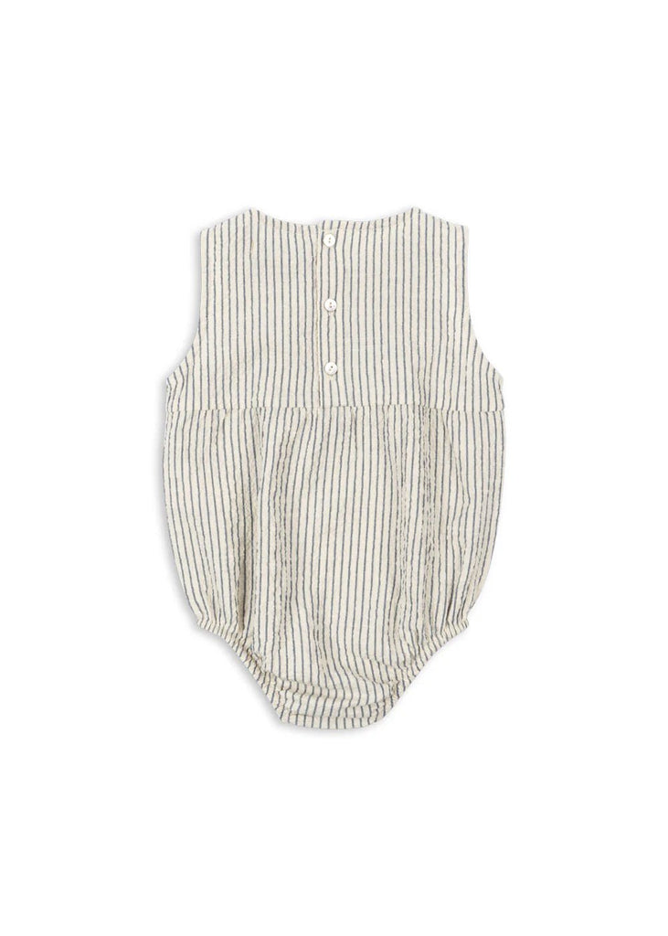Konges Sløjd: ELLIOT ROMPER - Stripe Bluie - Acorn & Pip_Konges Sløjd