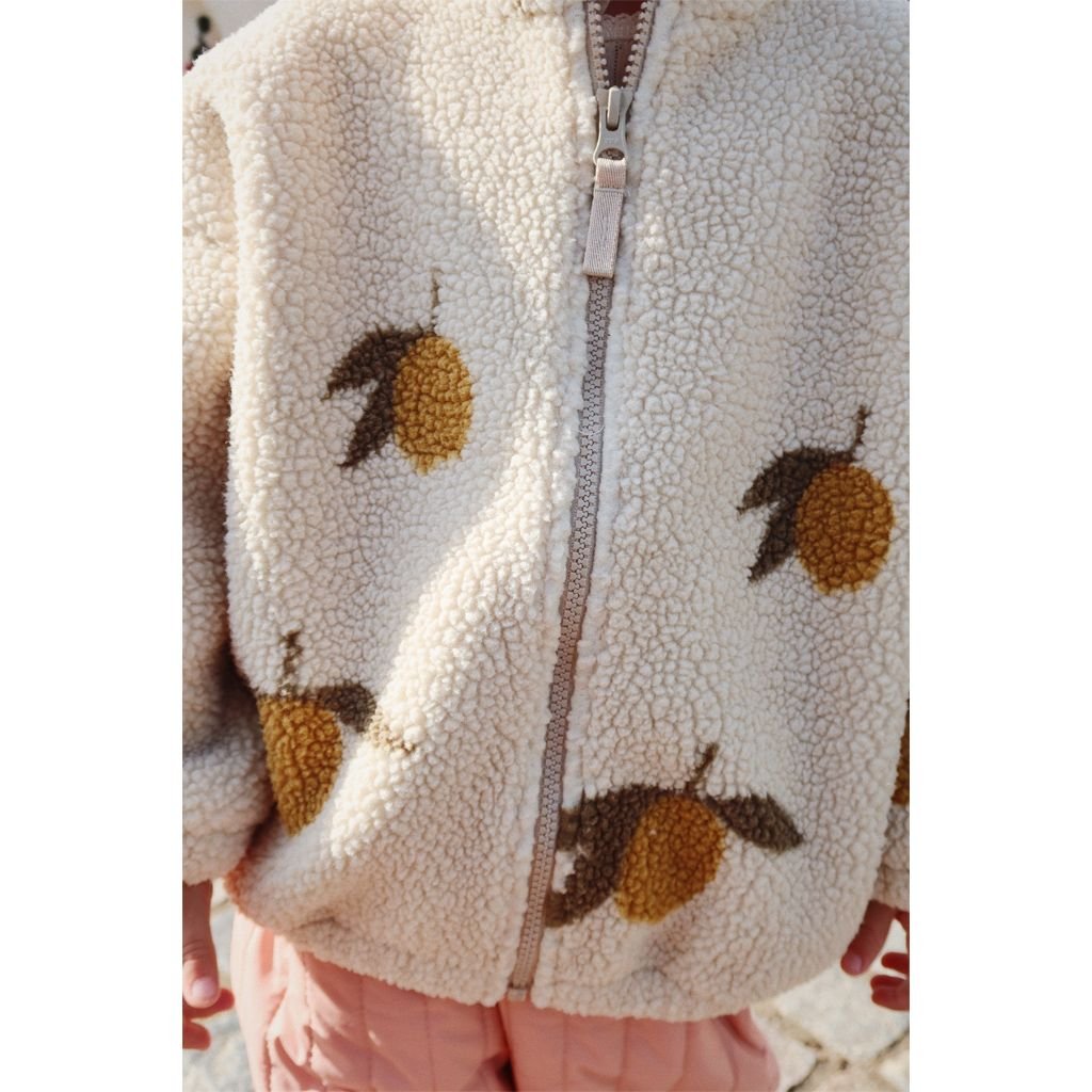 Konges Sløjd: JODY TEDDY JACKET - MON GRAND CITRON - Acorn & Pip_Konges Sløjd