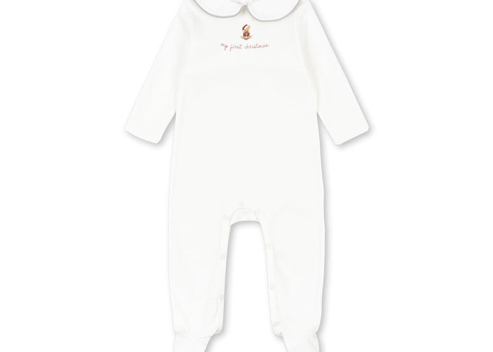 Konges Sløjd My First Christmas Baby Onesie – Optic White