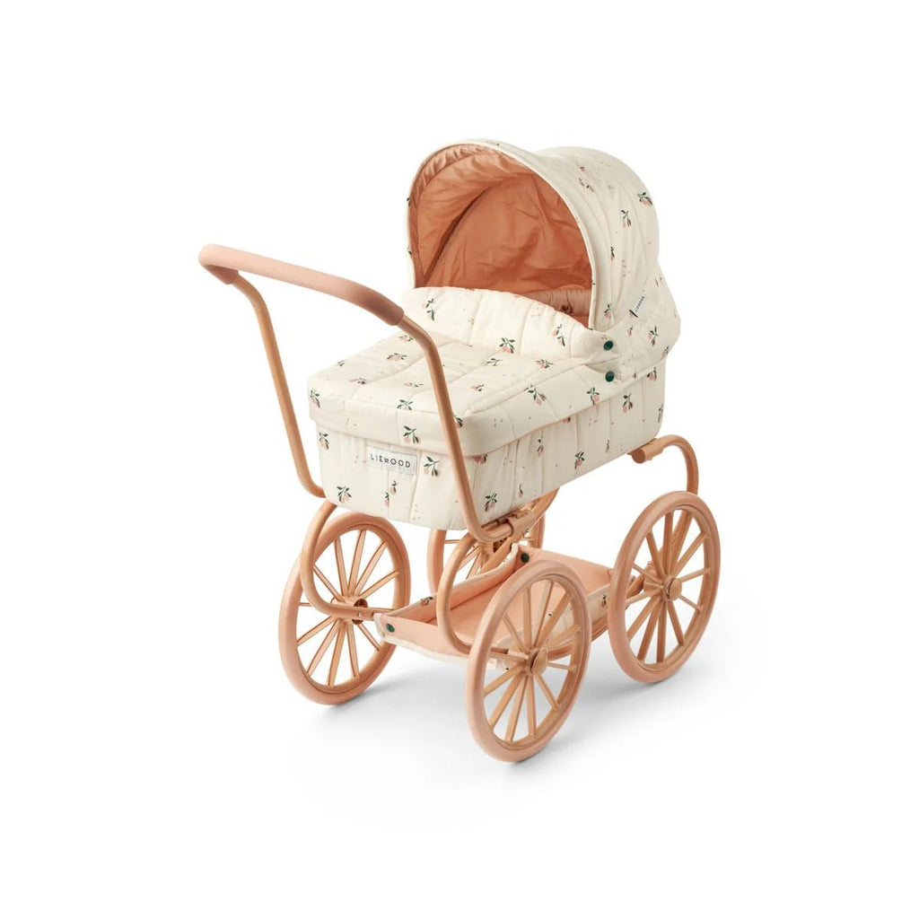 Liewood: Adaline Doll Pram - Peach / Sea shell - Acorn & Pip_Liewood