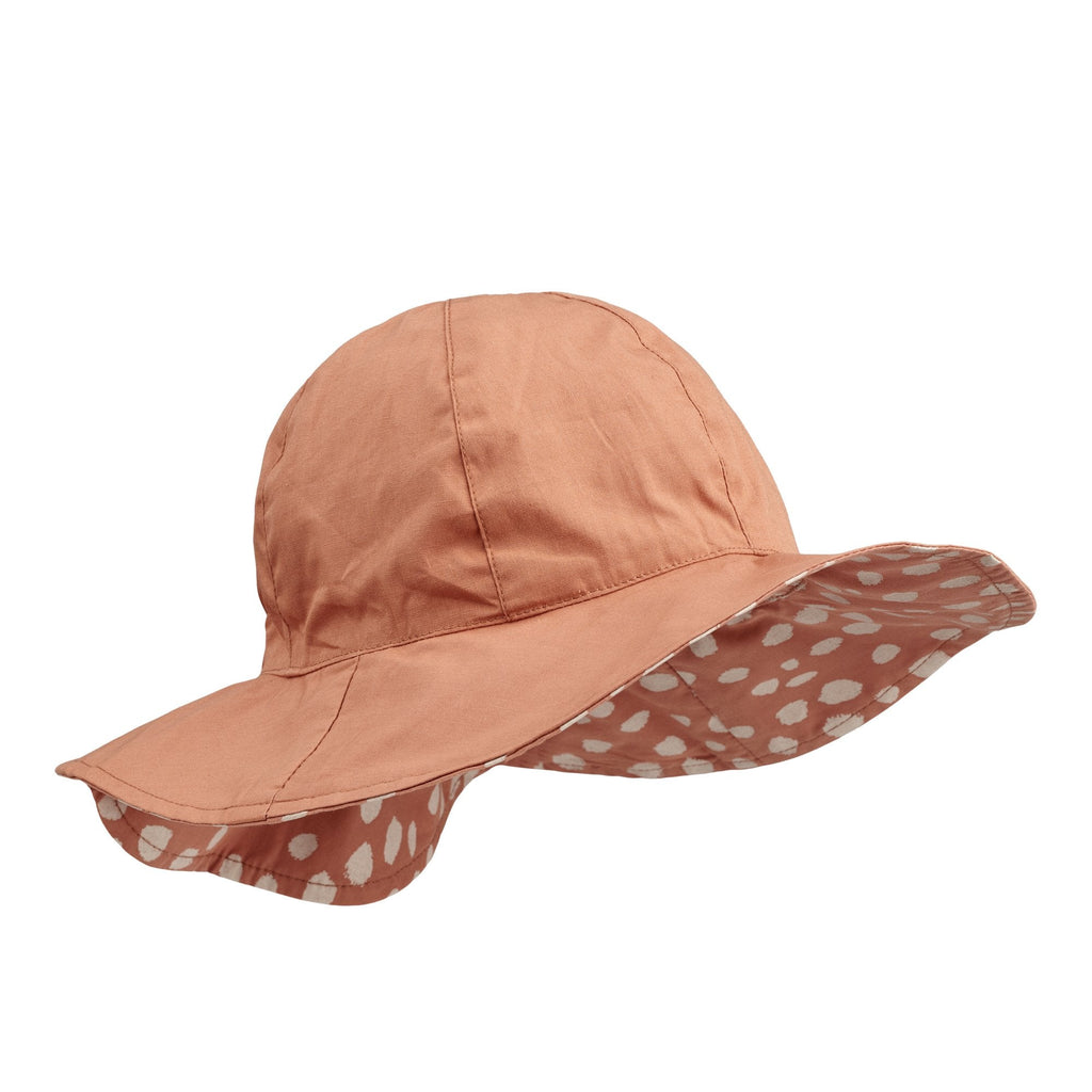 Liewood: Amelia Kid's Reversible Sun Hat - Leo Print - Acorn & Pip_Liewood