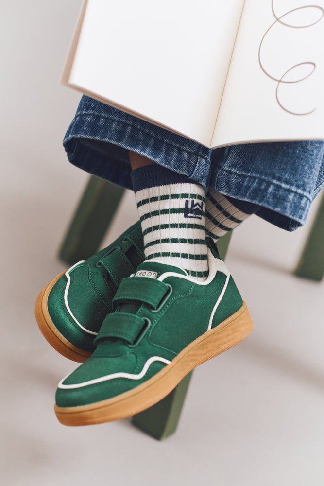 Liewood: Claudina Sneakers - Green garden / Creme de la creme - Acorn & Pip_Liewood
