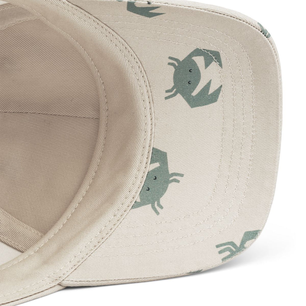 Liewood: Danny Kids Sun Cap - Crab / Sandy - Acorn & Pip_Liewood