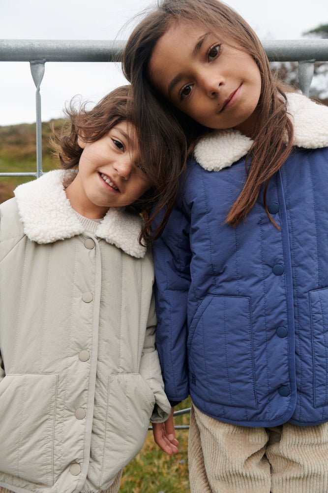 Liewood: Giro Kids Jacket - Sandy / Indigo Blue - Acorn & Pip_Liewood