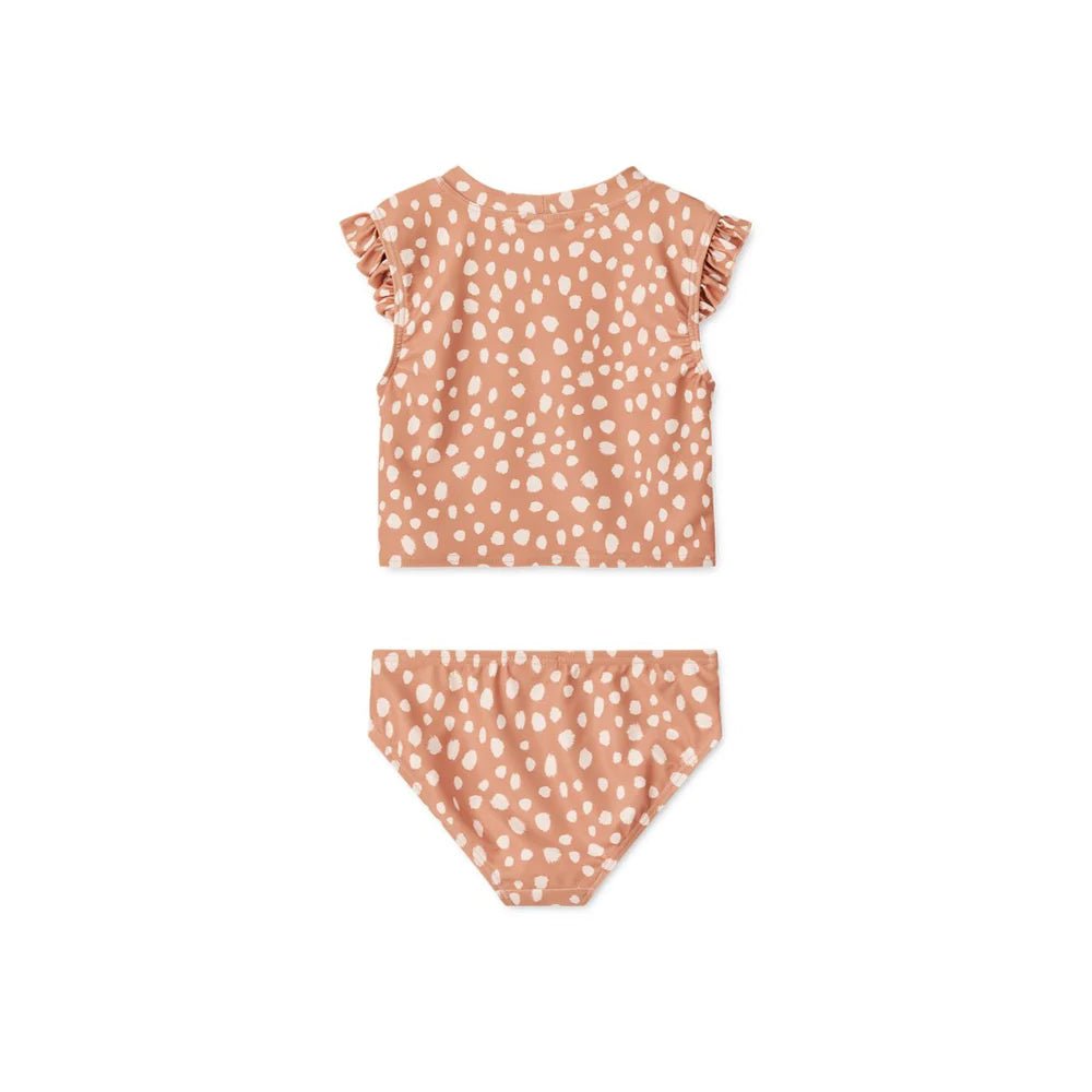 Liewood: Judie Printed Bikini Set - Leo spots / Tuscany rose - Acorn & Pip_Liewood