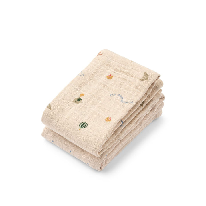 Lewis muslin cloth 2-pack Star Flying Mix
