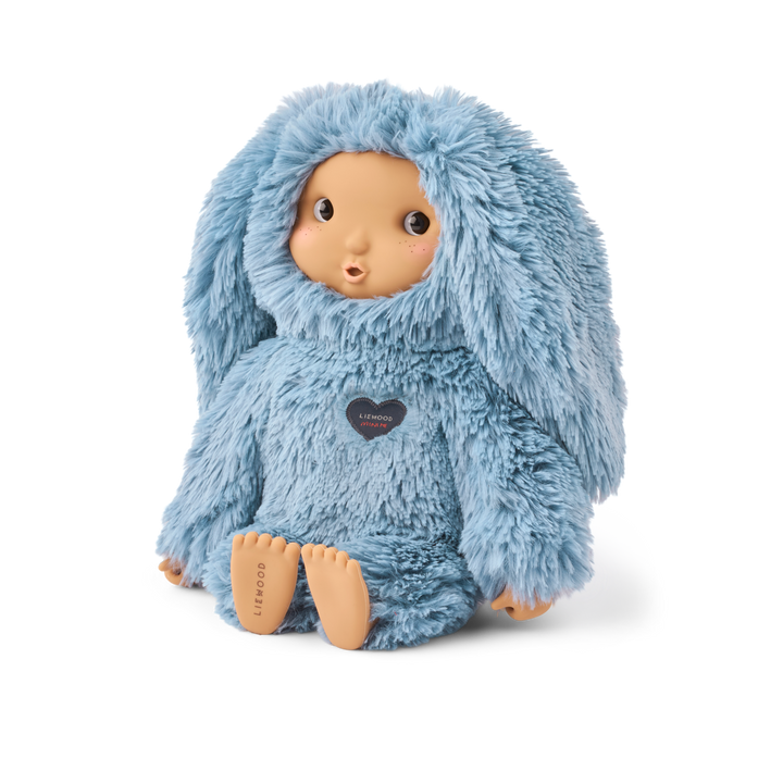 Liewood Miko Rocco plush doll in Beach Blue