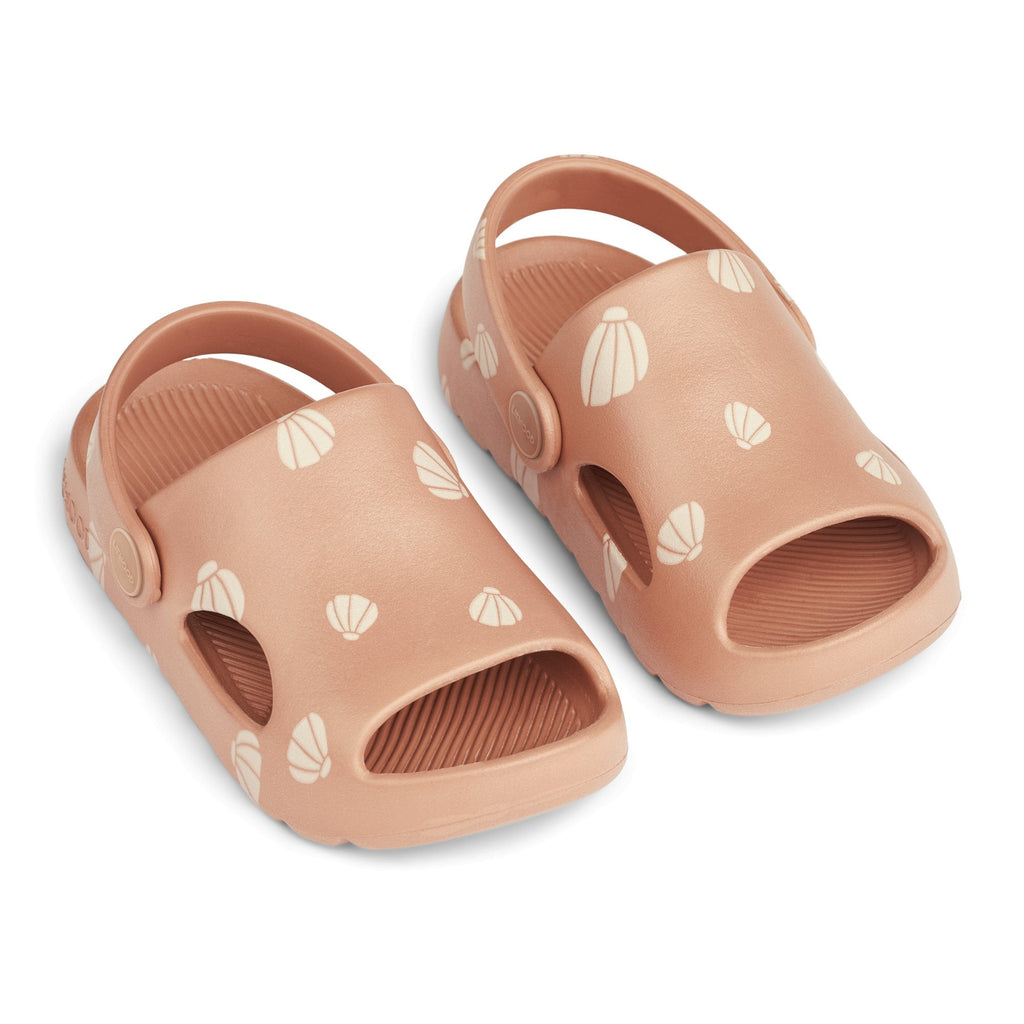 Liewood: Morris Sandals - Shell / Pale Tuscany Rose - Acorn & Pip_Liewood